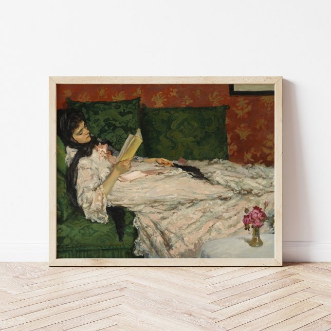 Poster Femme Lisant | Rupert Bunny (Créateur téléchargé)