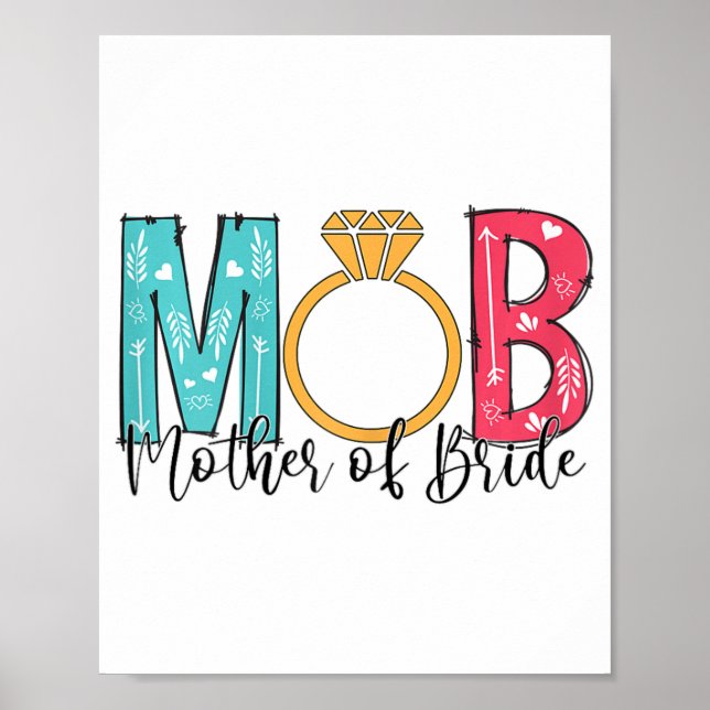 Poster Femme Mère De L'Épouse Mob Mog Bachelorette Pa (Devant)