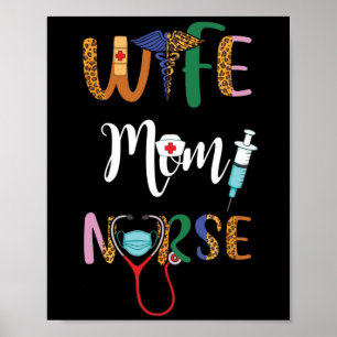 Poster Femme Mère Infirmière Femmes LPN LPN Mères Semaine