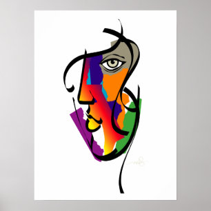 Poster Femme multiculturelle