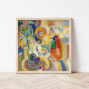 Poster Femme portugaise Robert Delaunay