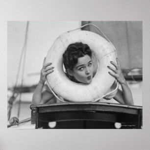 Poster Femme posant 3