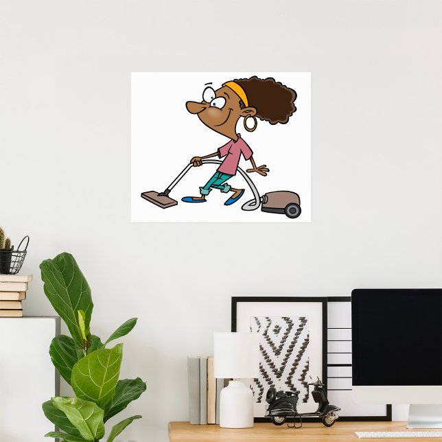 Poster Femme qui accumule (Créateur téléchargé)