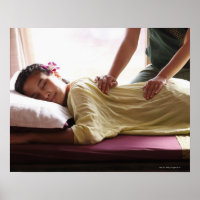 Femme recevant un massage #1