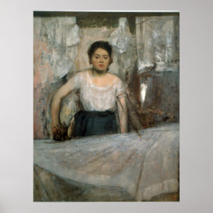 Poster Femme repassant par Edgar Degas
