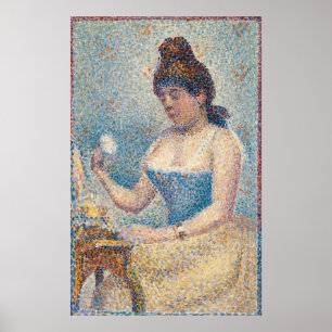 Poster Femme Seurat Se Poussant
