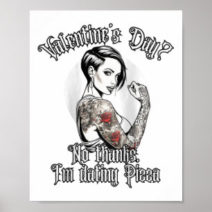 Poster Femme Tatouée Femme Simple Femme Enquêtée Femme Po