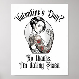 Poster Femme Tatouée Femme Simple Femme Enquêtée Femme Po