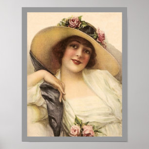 Poster Femme victorienne