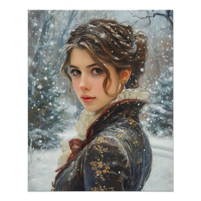 Poster Femme victorienne (Devant)