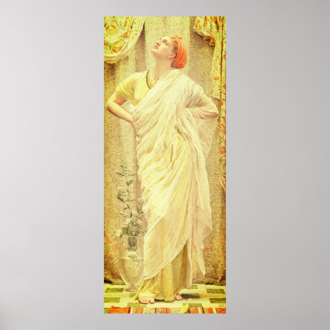 Poster Femme victorienne Albert moore canaries renaissanc (Devant)