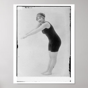 Poster Femme vintage