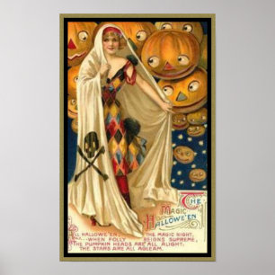 Poster Femme Vintage au Cap