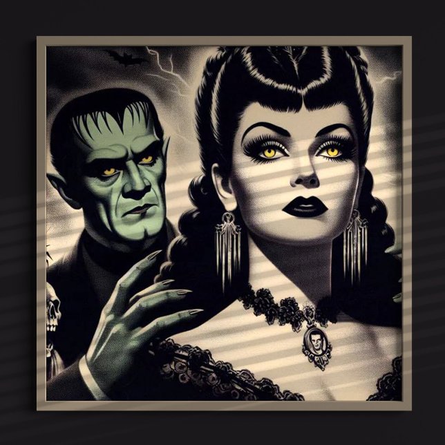 Poster Femme vintage Goth (Créateur téléchargé)