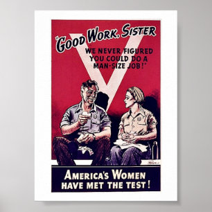 Poster Femmes 2ème guerre mondiale