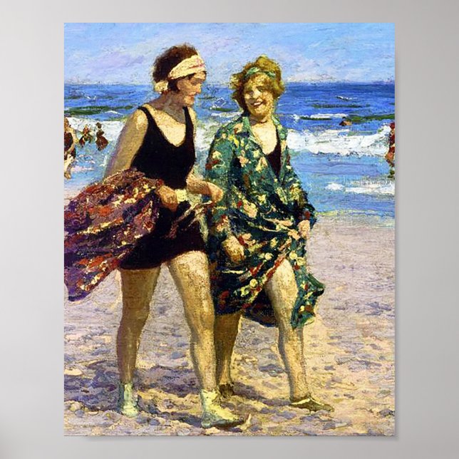 Poster Femmes à Sea Edward Henry Potthast (Devant)