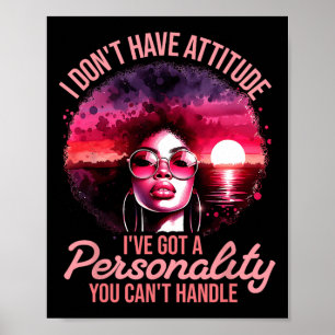 Poster Femmes afro-américaines Black Pride Femmes afro-am