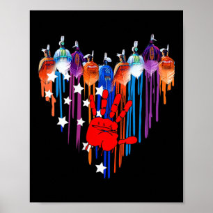 Poster Femmes Amérindiennes Coeur fort Résilient Non M