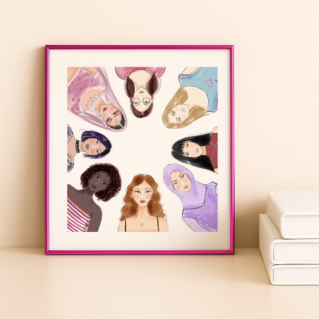 Poster femmes, art, (Créateur téléchargé)