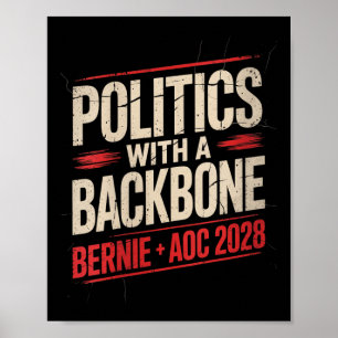 Poster Femmes Bernie Sanders Et Aoc 2028 Pour Président C