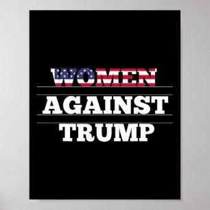 Poster Femmes contre Trump - Résistance anti Donald Trump