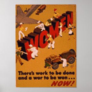 Poster femmes de guerre