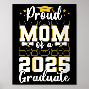 Poster Femmes Fier Maman D'Un Cl De 2025 Diplômé M
