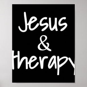 Poster Femmes Jésus Et Thérapie Humour Chrétien Pour Chri