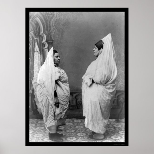 Poster Femmes juives tunisiennes 1920 (Devant)