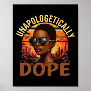 Poster Femmes noires Drogue sans apologisme JunetDix Noir