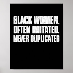 Poster Femmes noires. Souvent Imité. Jamais dupliqué
