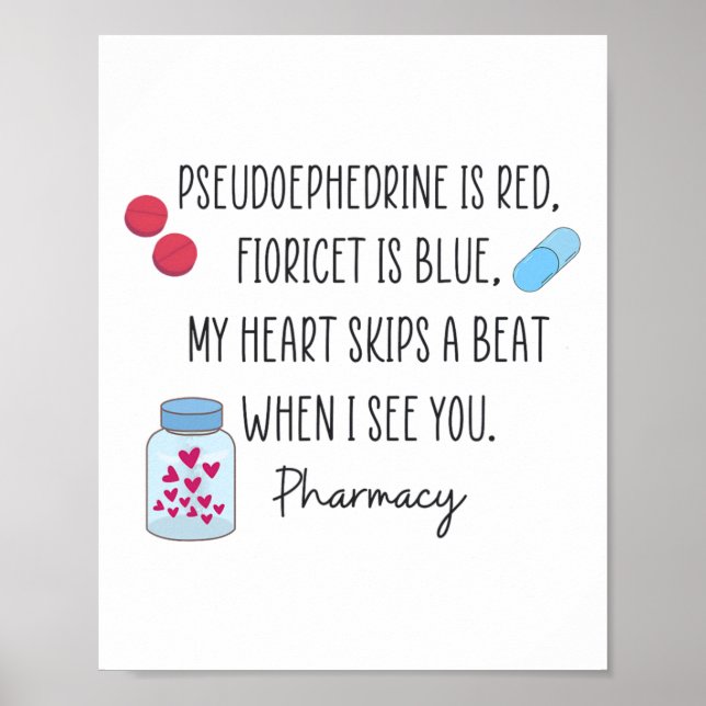 Poster Femmes Pharmaciennes Valentines Technicien En Phar (Devant)