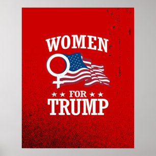 POSTER FEMMES POUR TRUMP
