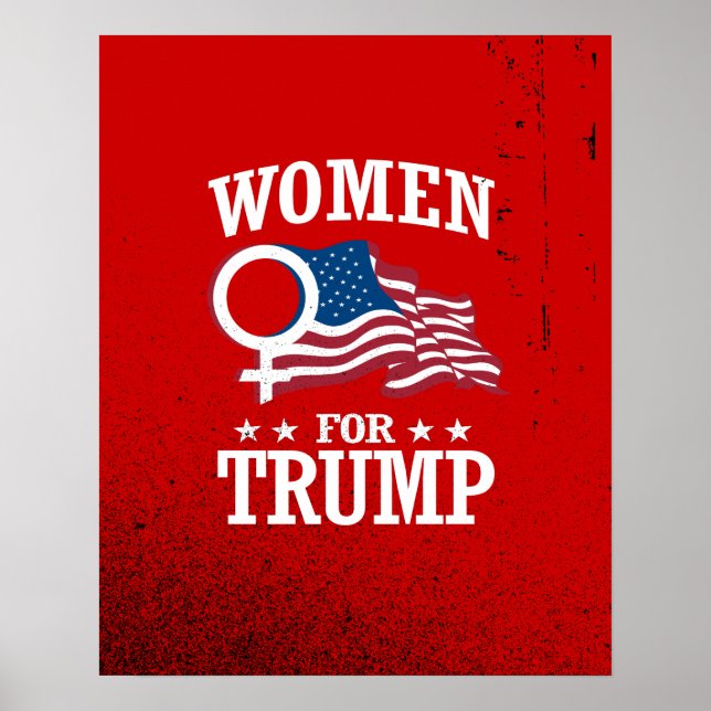 POSTER FEMMES POUR TRUMP (Devant)