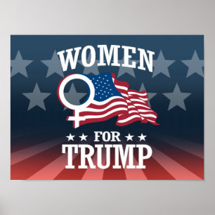 POSTER FEMMES POUR TRUMP