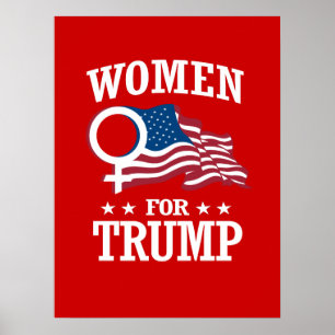POSTER FEMMES POUR TRUMP