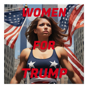 POSTER FEMMES POUR TRUMP