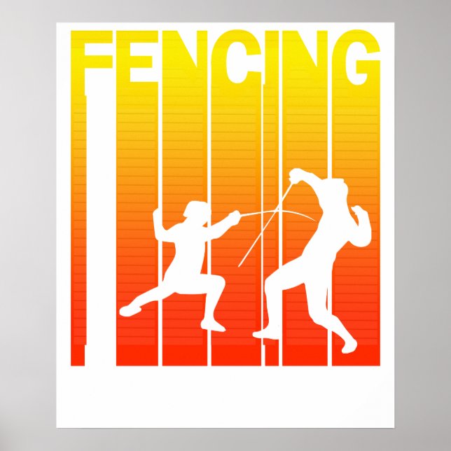 Poster Fencing 2 (Devant)