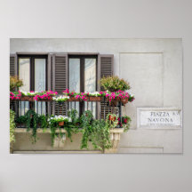 Fenêtre avec fleurs (Italie)
