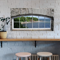 Fenêtre en arc avec vue mer