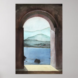 Poster Fenêtre en Crète