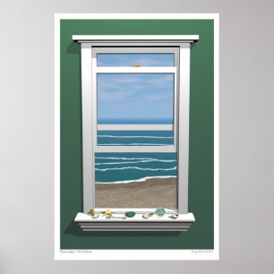 Poster Fenêtre Nostalgique