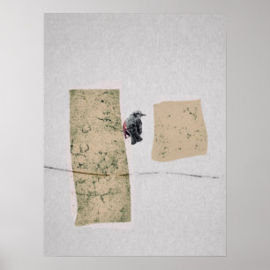 Poster Fenêtre Porte Oiseau