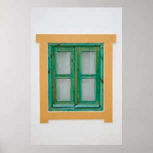 Poster Fenêtre traditionnelle portugaise