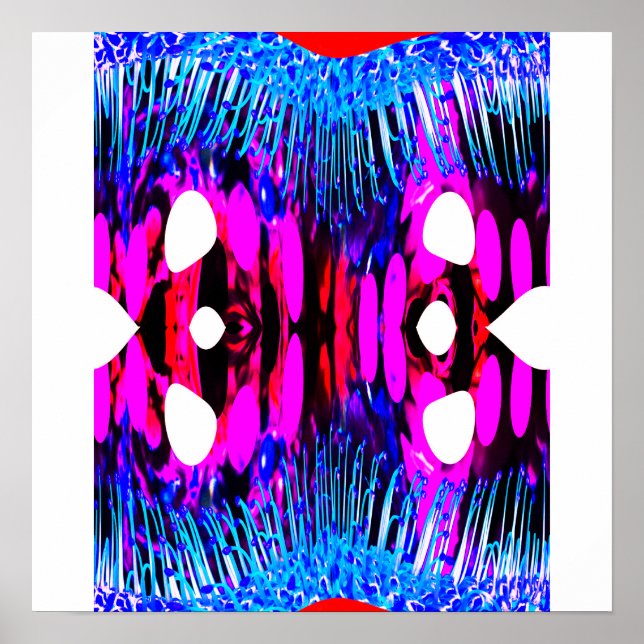 Poster Fenêtre vers le futur art numérique (Devant)