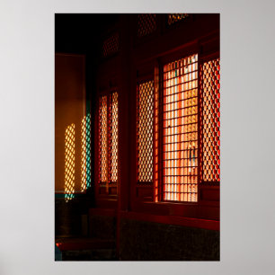 Poster Fenêtres à mailles lumineuses