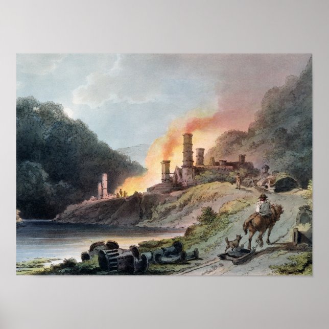 Poster Fer, Coalbrookdale (Devant)