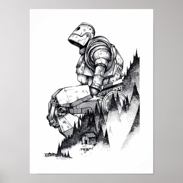 Poster Fer géant (Devant)