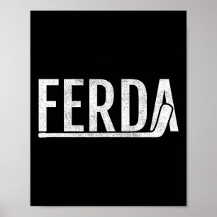 Poster Ferda pour le hockey des garçons