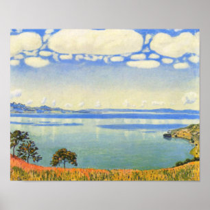 Poster Ferdinand Hodler - Lac Léman de Chexbres